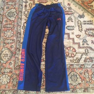 Boys L Under Armour warm up pants